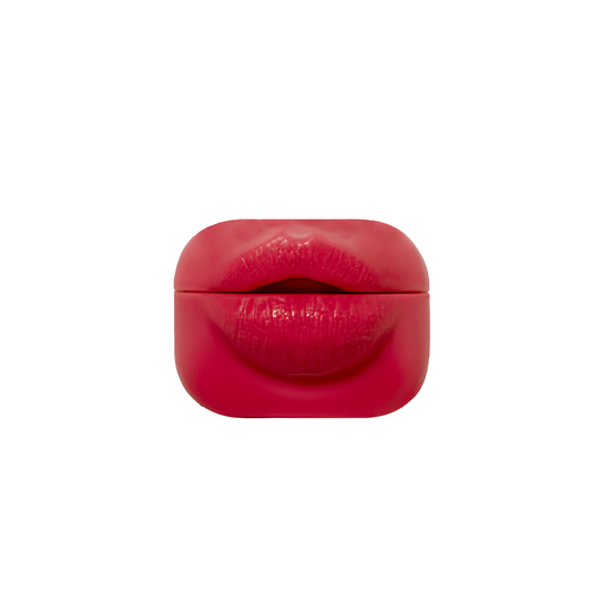Lip Shaped Airpods Case - Red