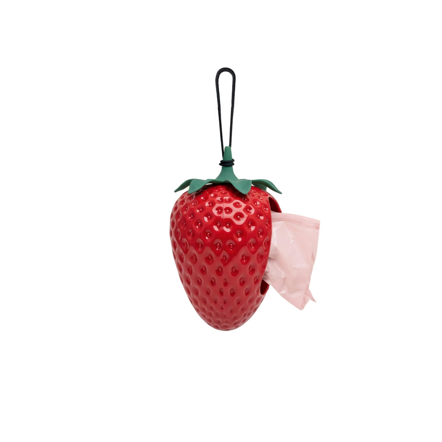 The Strawberry Poop Bag Holder