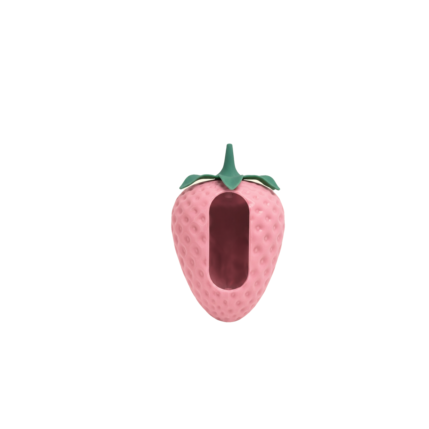 The Strawberry Poop Bag Holder - pink