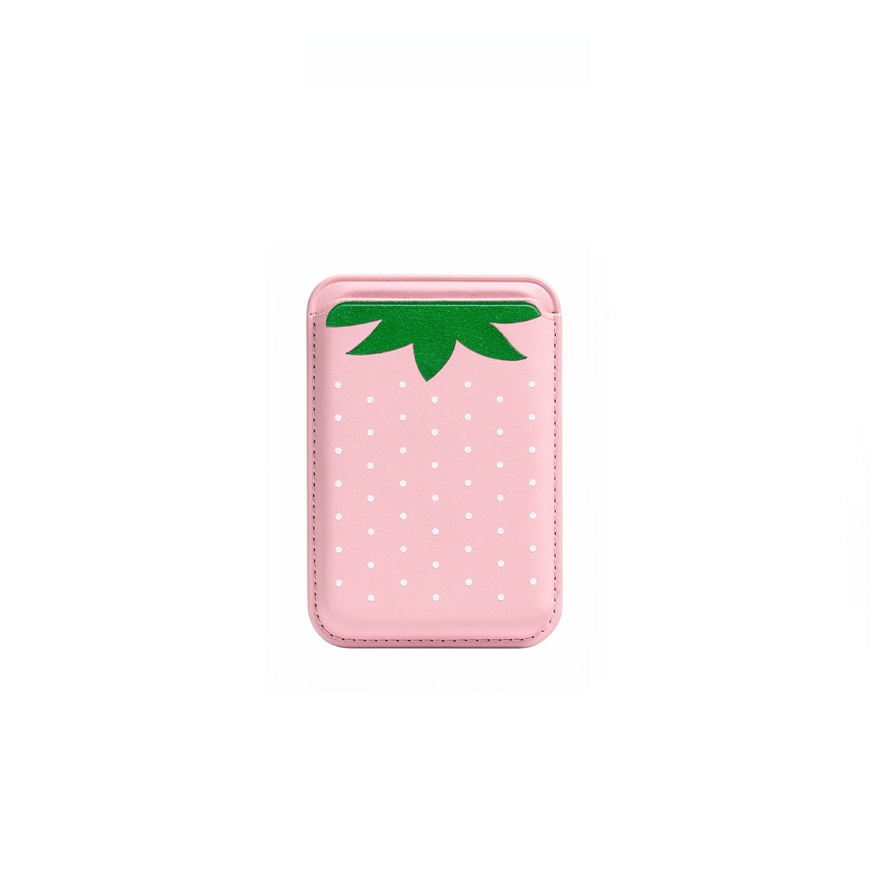 Magnetic Card Holder - Strawberry