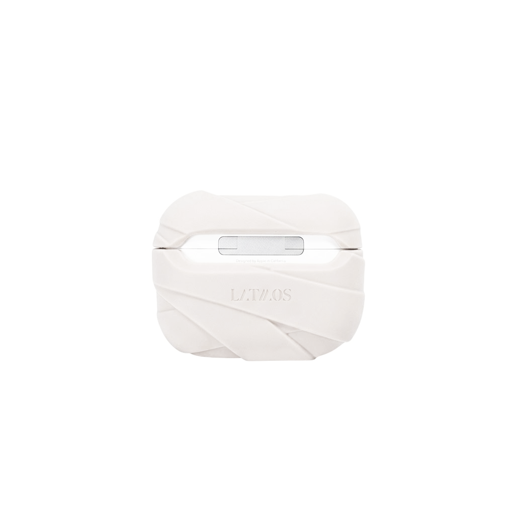 Taped Airpods Case - White