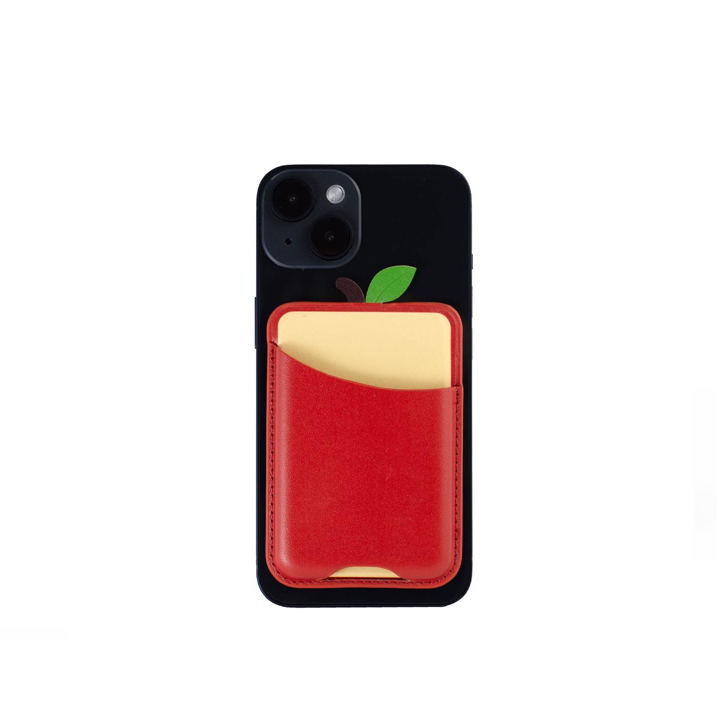 Magnetic Card Holder - Little Apple